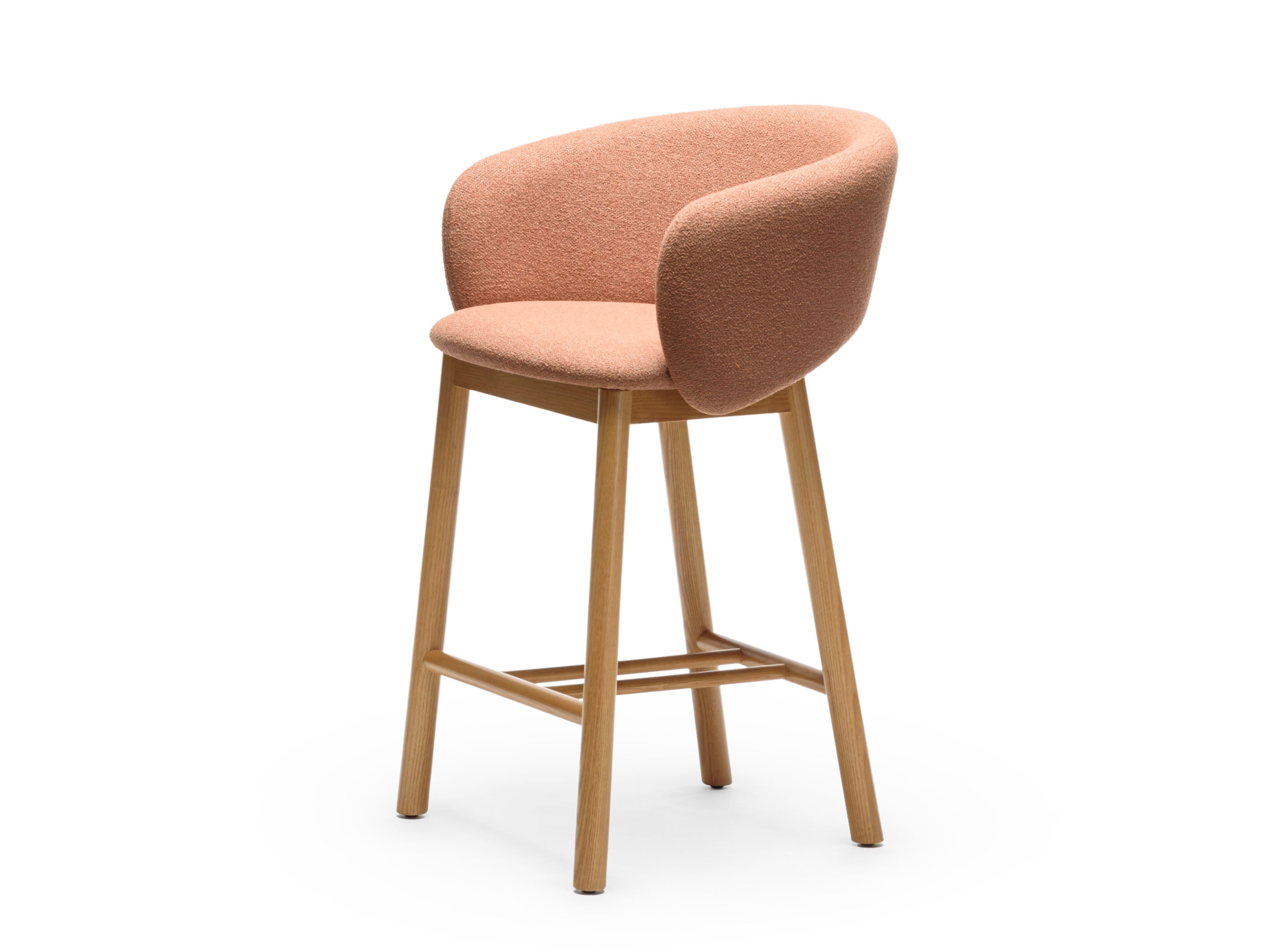 Тканевый стул с подлокотниками и спинкой CHAIRS & MORE Bel ARCH-00074984 - Вид №6