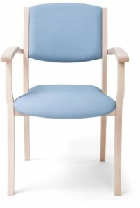 PIAVAL Штабелируемый тканевый стул с подлокотниками Polka | health & care 30-15/1