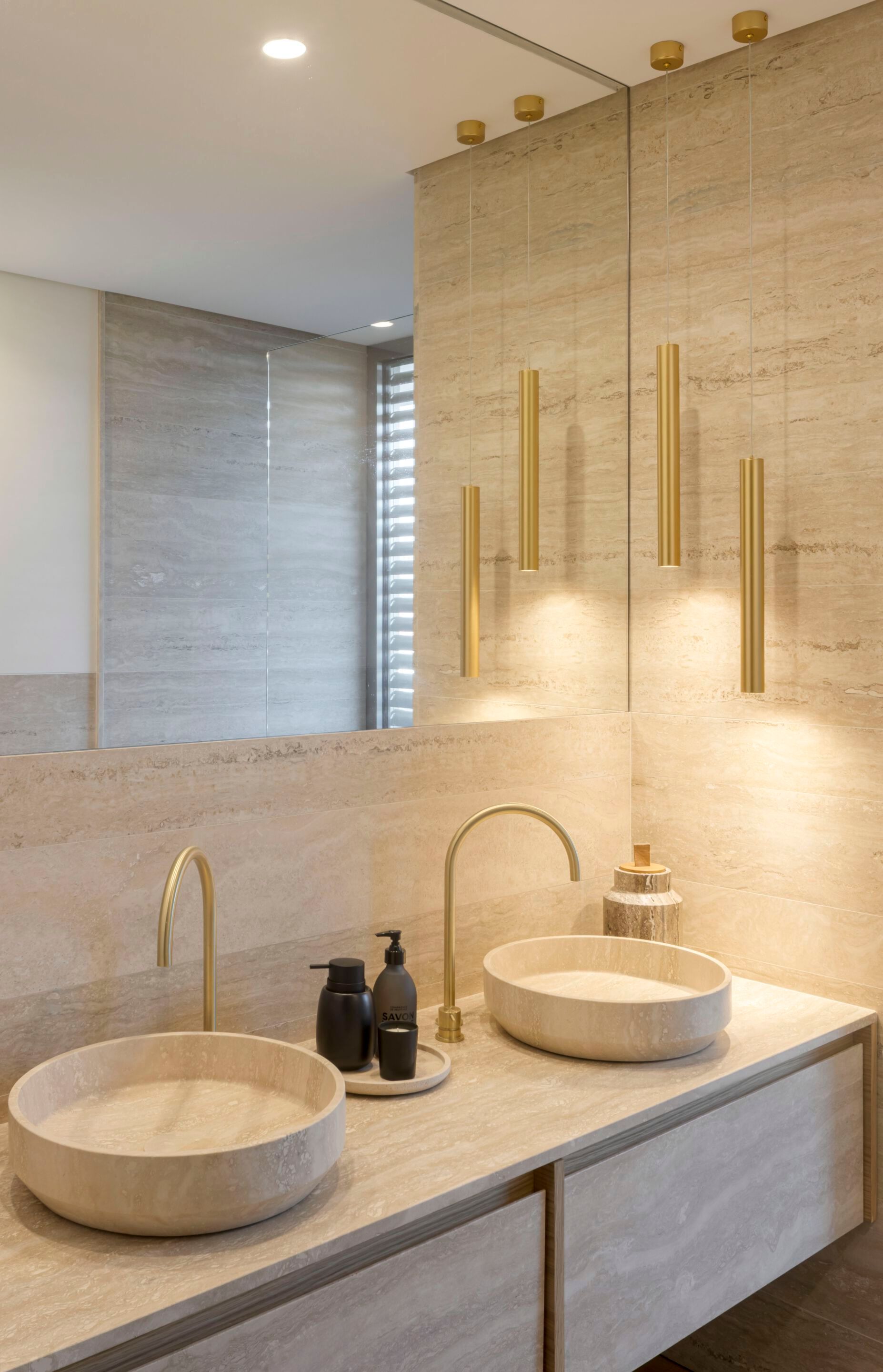 Круглая столешница из травертина Maami Home PURO ARCH-00034280 - Вид №1