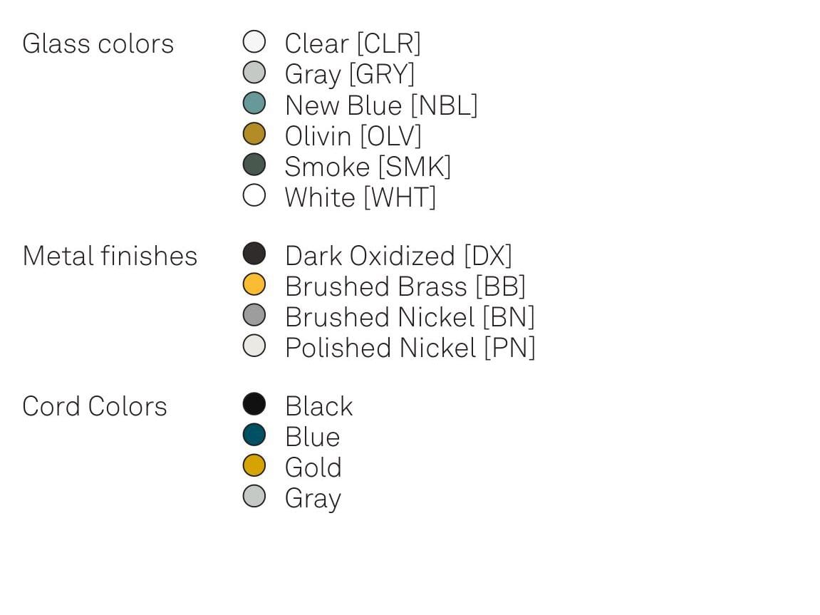 Подвесной светильник из латуни и выдувного стекла SkLO Hold ARCH-00102135 - Вид №11