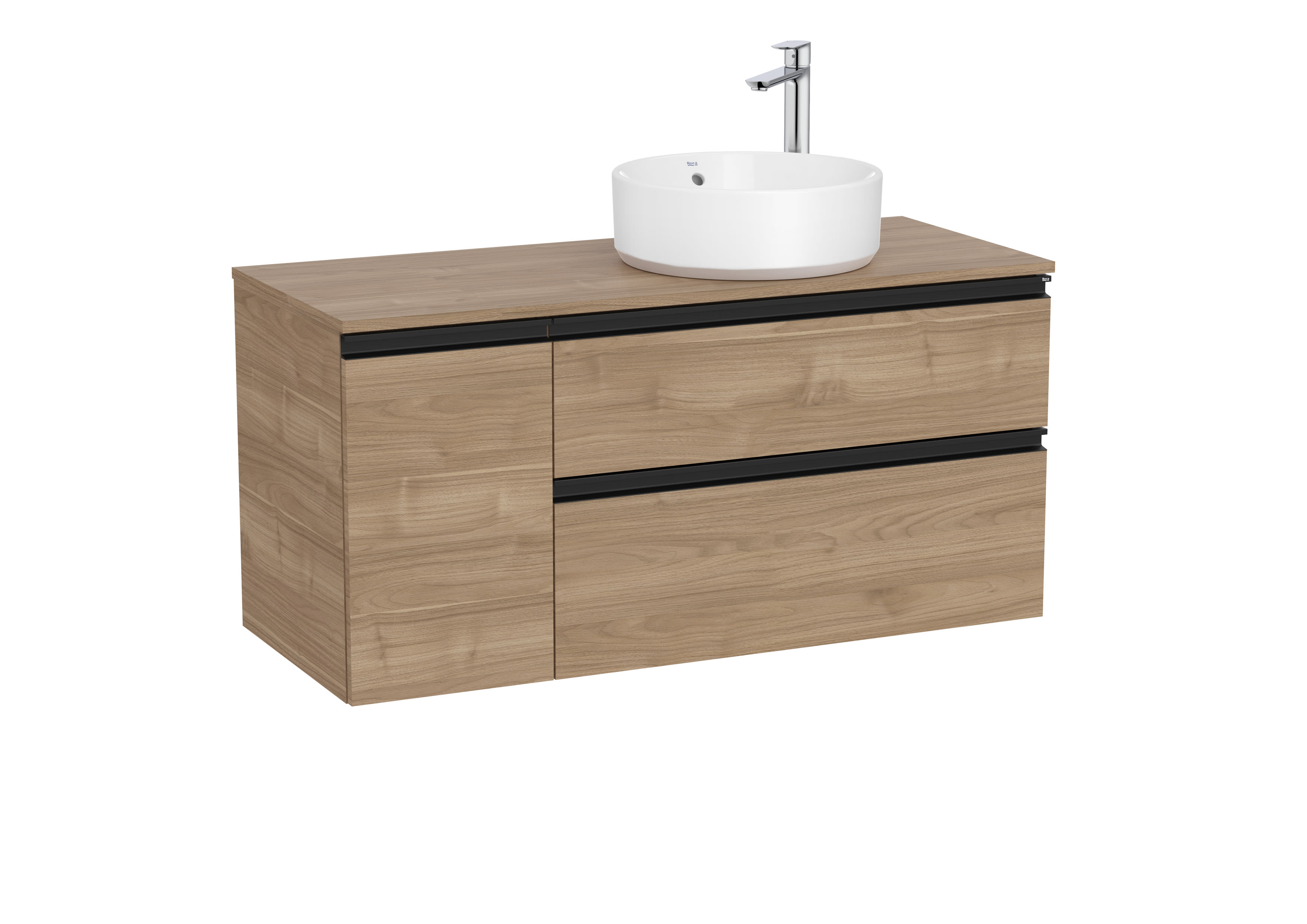 Деревянный умывальник с ящиками и дверцами Roca The Gap ARCH-00092385 - Вид №4