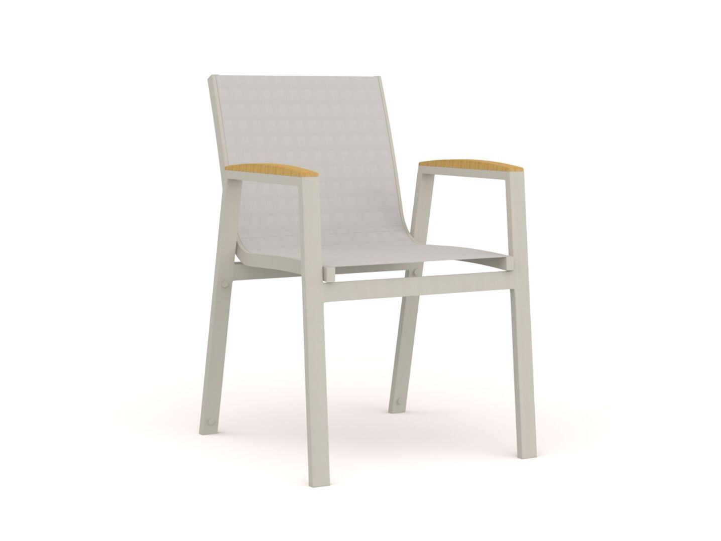 Алюминиевый садовый стул с подлокотниками 10Deka ARCH-00129405