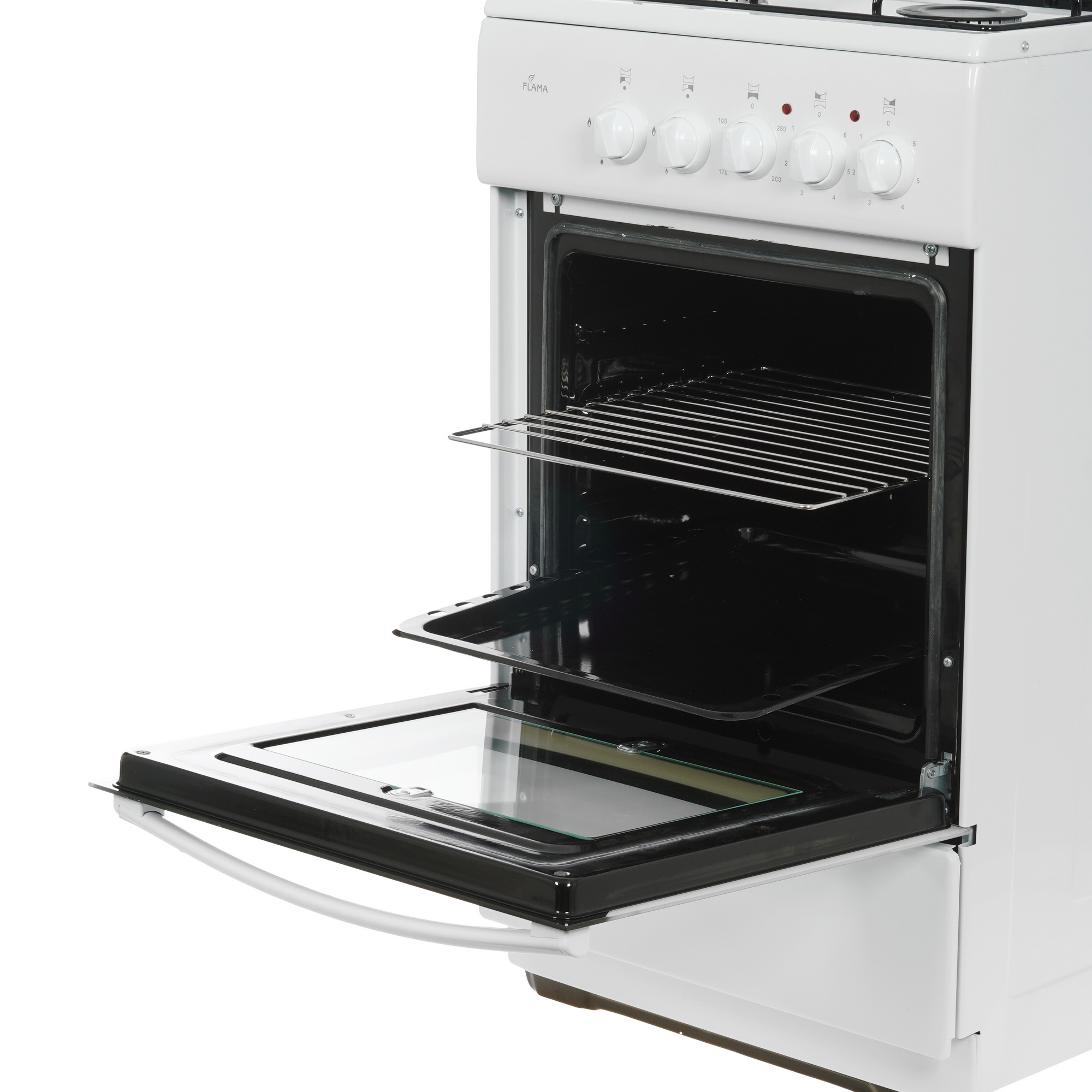 5320760 Комбинированная плита Flama RK 2201 W белый Flama group STDN-0059375 - Вид №5