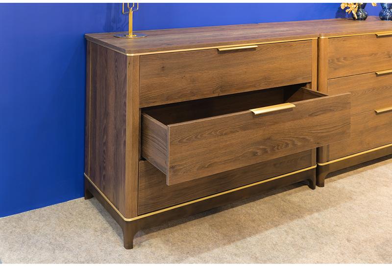 2498 Комод с 3 ящиками Модерн Дуб Гладстоун R-HOME 4009277H_Гладстоун - Вид №10