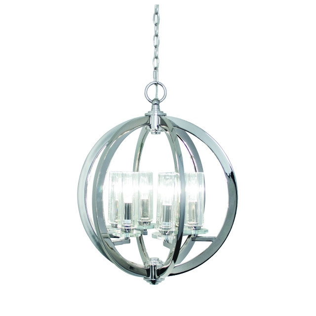 Люстра Eros хром 5553 RVASTLEY ДИЗАЙНЕРСКИЕ, PUSHA, ШАР 061503 Хром  - Вид №1