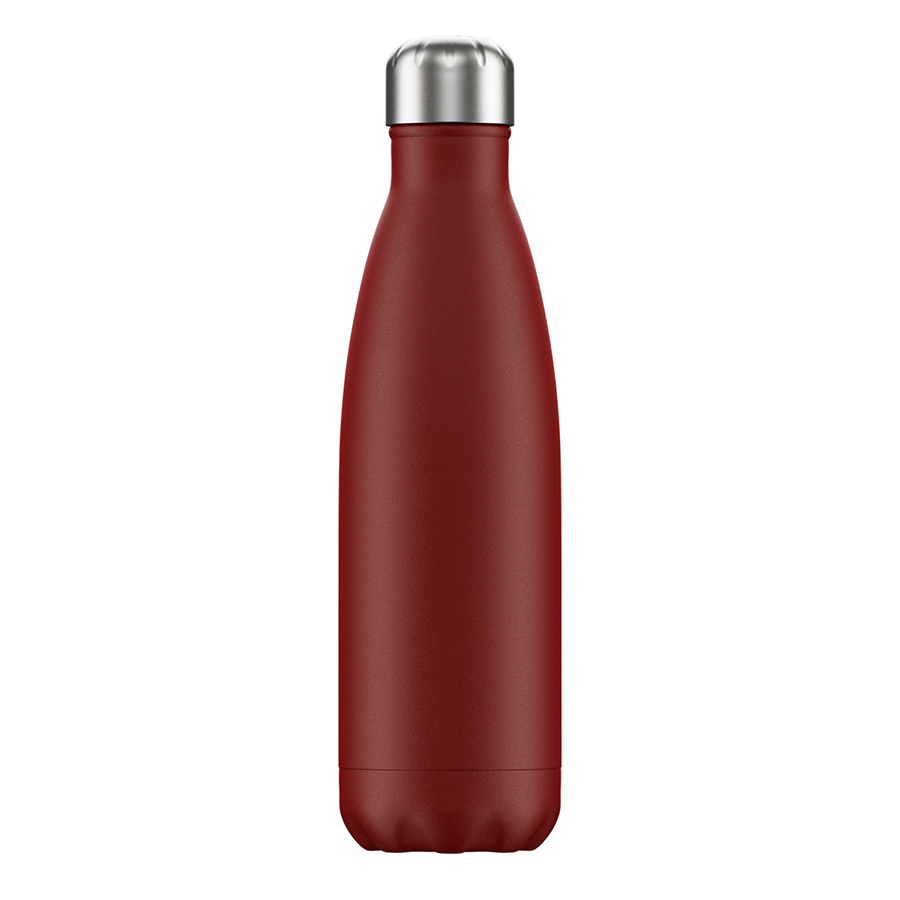 B500MARED Термос matte, 500 мл, красный Chilly's Bottles  - Вид №3