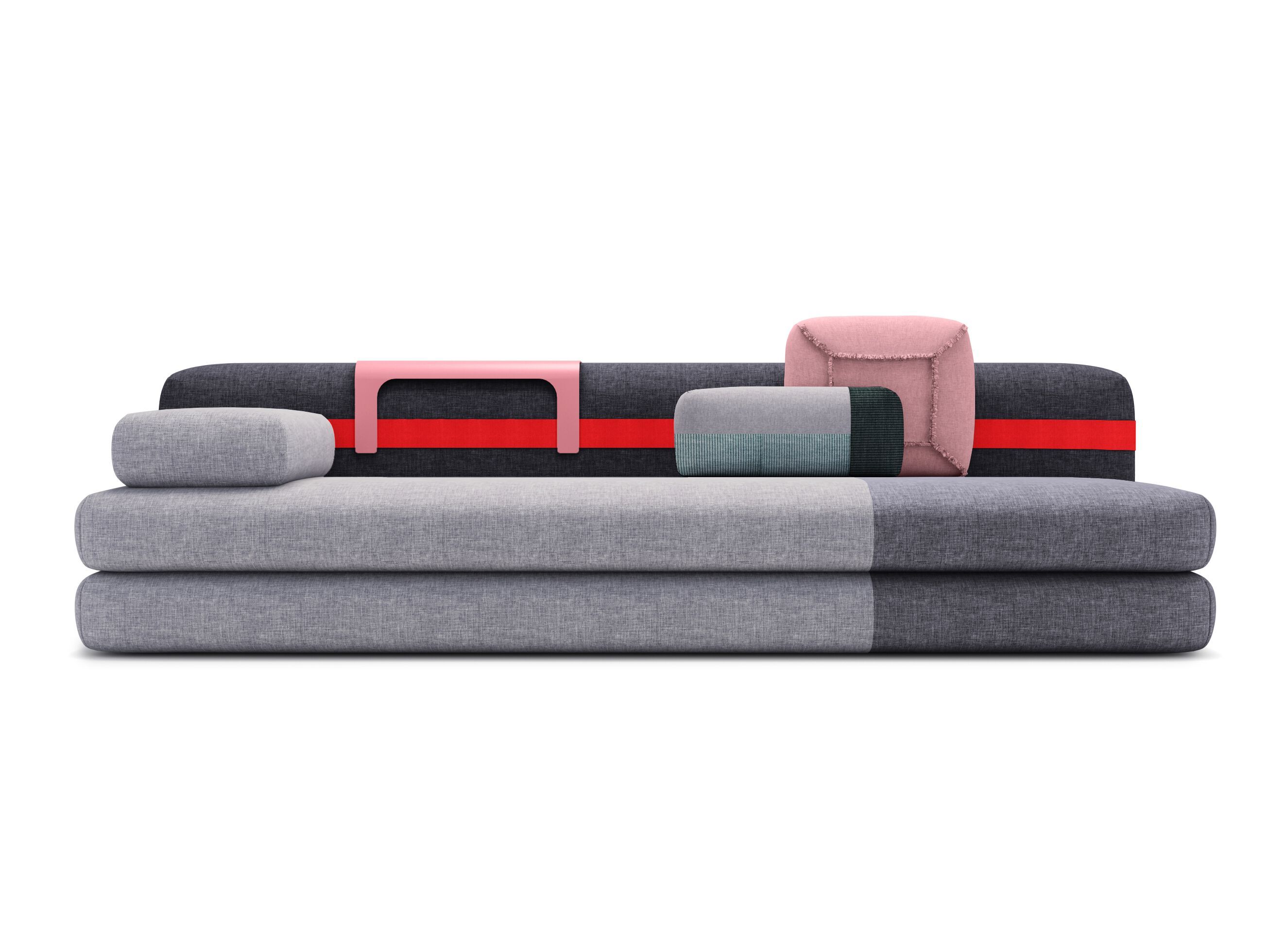 Ткань диван HANNABI MODEL NO.05 HYBRID ARCH-00039976