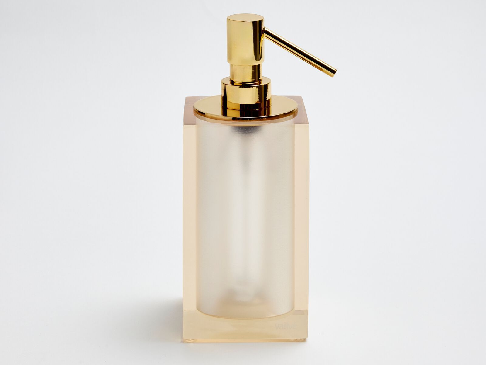 Диспенсер для мыла из смолы Vallvé ГЛЯНЦЕВОЕ СВЕТЛО-ЗОЛОТОЕ ARCH-00013705