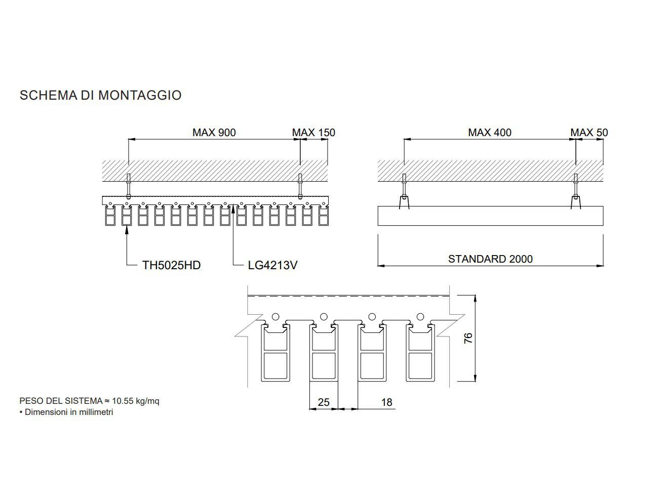 Полная система подвесного потолка Woodn Greenwood Woodn Modulatus ARCH-00124476 - Вид №4