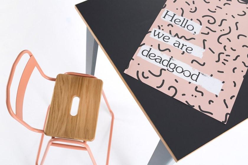 Deadgood Высокий квадратный стол из композитного дерева Tree Tt3s tt3xxl - Вид №1