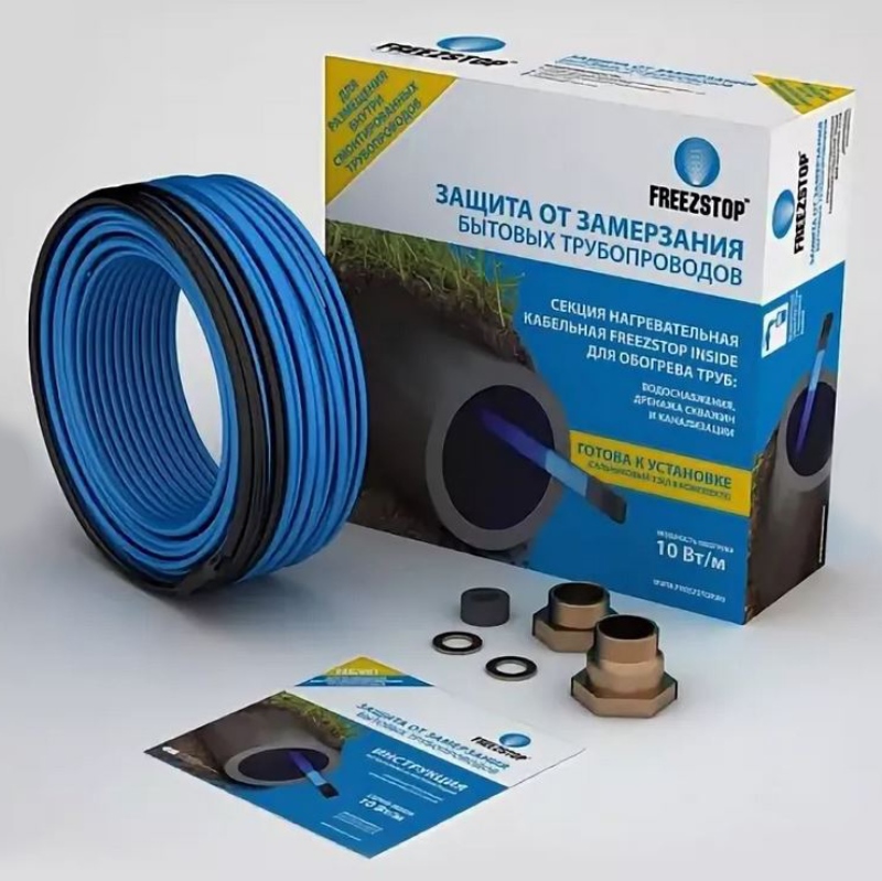 Кабель греющий Freezstop Inside ССТ 12 м (10 Вт/м) внутри трубы 4305110605000002 - Вид №1