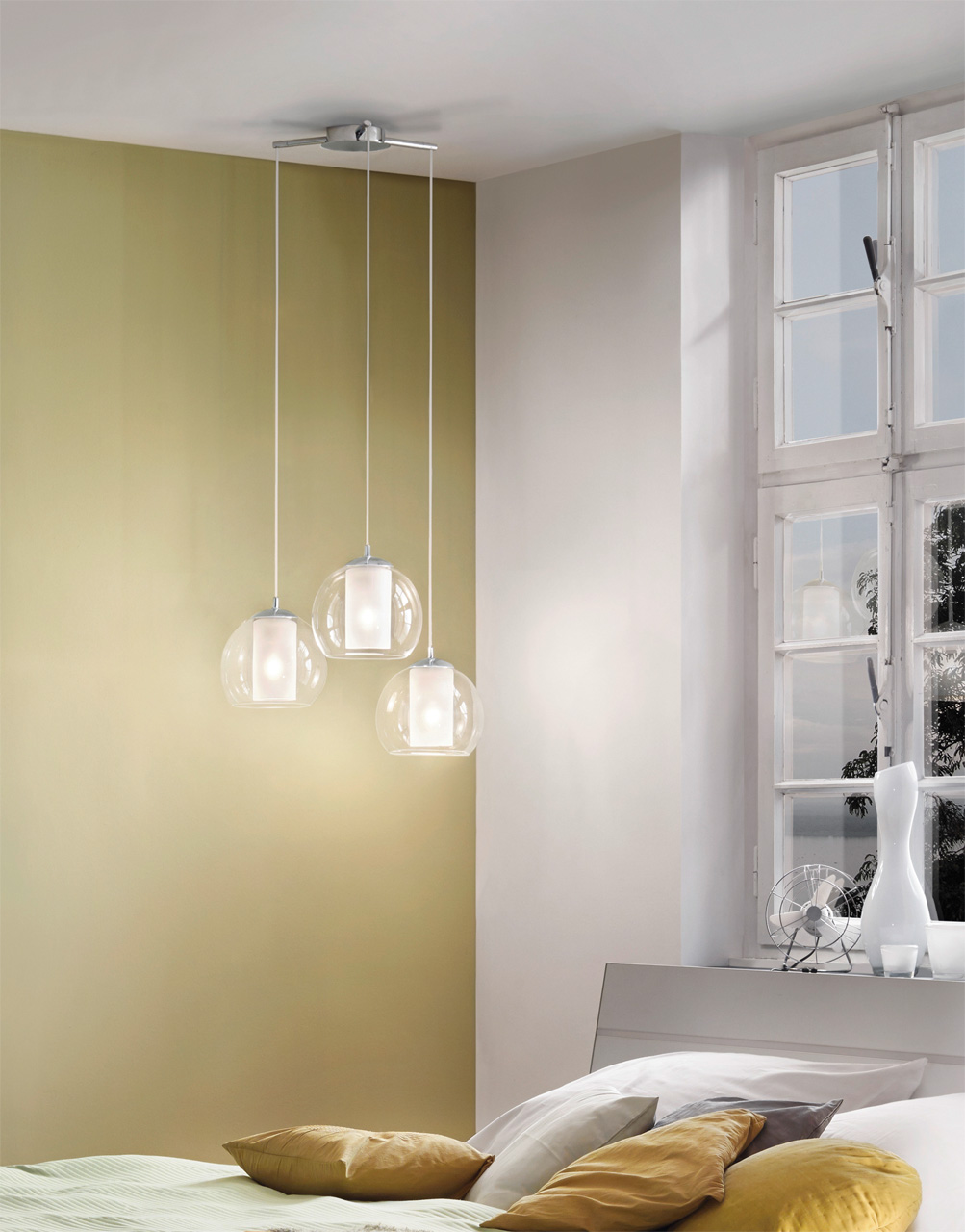 Подвесная люстра Eglo Bolsano 92762 EGLO BOLSANO 056319 Белый  - Вид №1