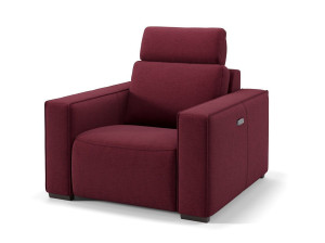 Тканевое кресло с подголовником