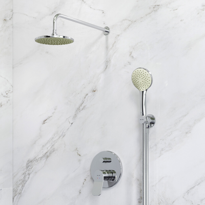 FB85A1RH00 набор: см-ль д/в/душа верхний душ 220 мм держатель д/верхн.душа душ.набор (ручн AM.PM X-Joy 