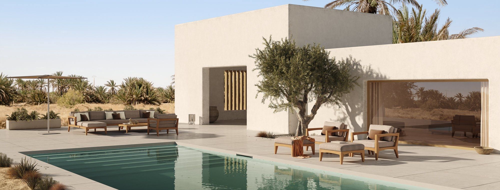 Ткань сад пуфик Royal Botania Zenhit lounge ARCH-00035482 - Вид №3