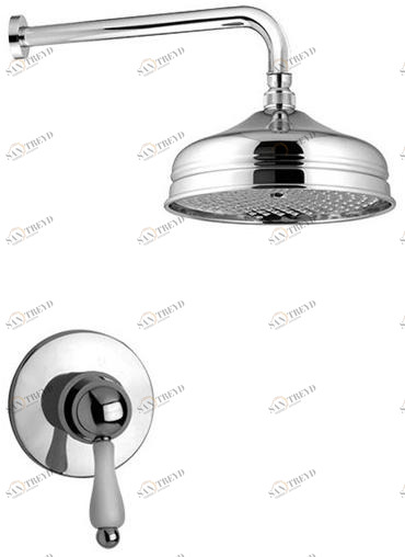 Rubinetteria Giulini Душевой комплект на 2 отверстия с лейкой Pragamix - pragamix crystal F7515wb