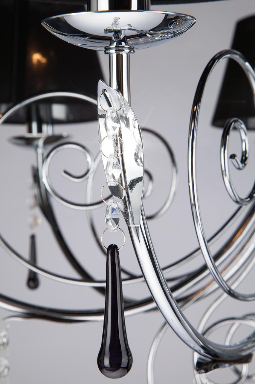 Подвесная люстра Bogates Marselle 281/7 Strotskis BOGATES ДИЗАЙНЕРСКИЕ, MARSELLE 187326 Черный  - Вид №2