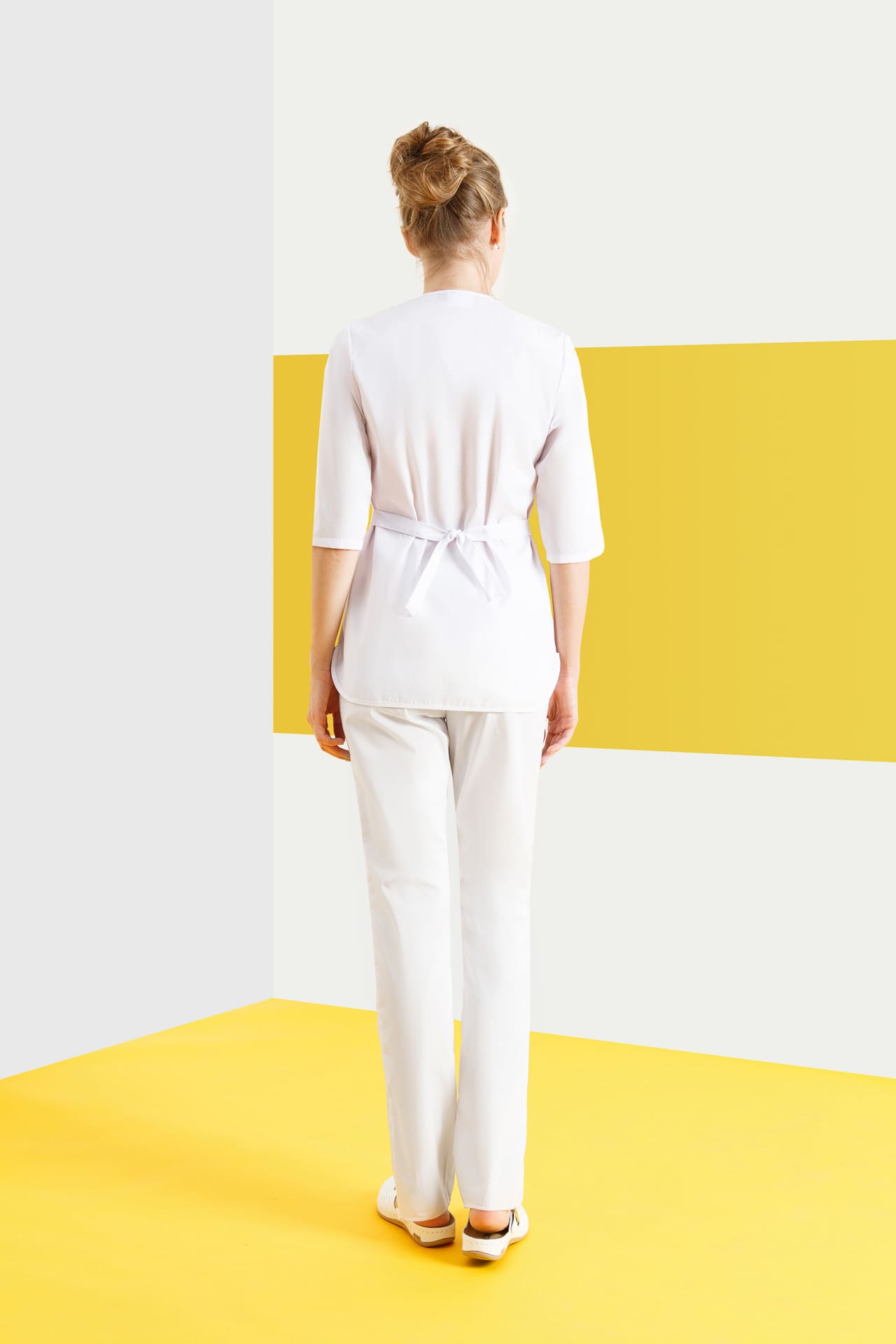 66196 Куртка "Сервис" белая  Медицинская одежда  размер 56/158-164 Спецодежда  - Вид №6