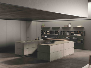 Встроенная кухня с островом