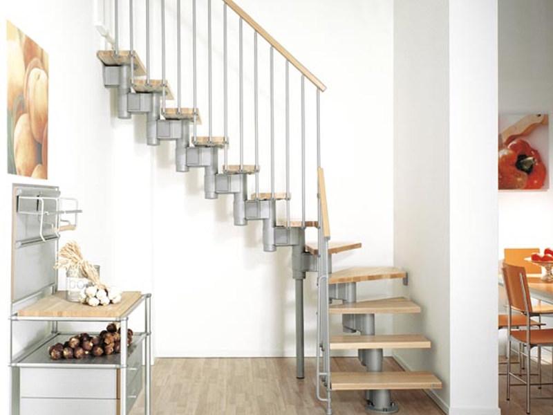 Fontanot Открытая лестница из массива дерева в комплекте Arkè sun-id-1487004 - Вид №3