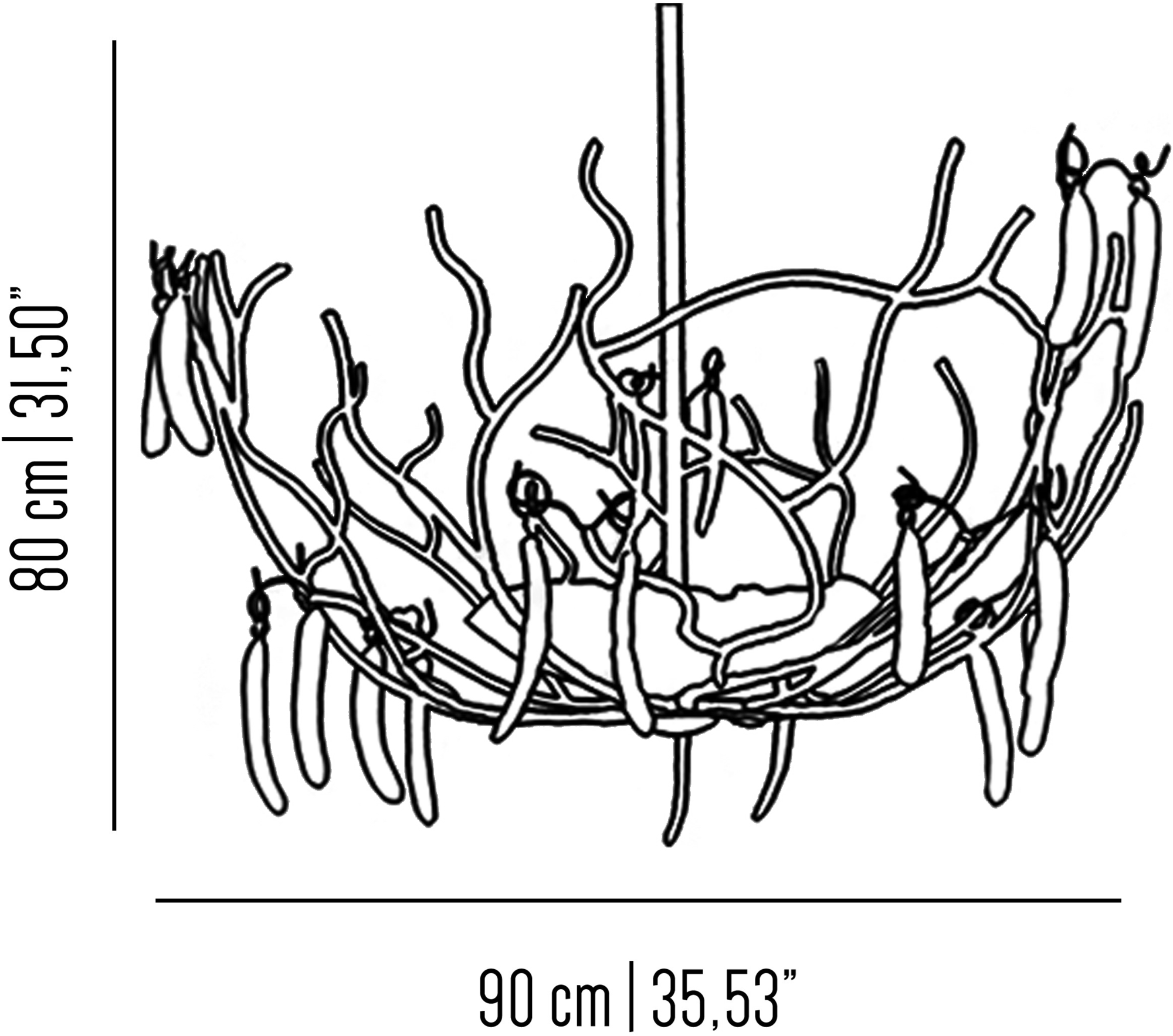 Il Bronzetto Люстра из латуни Eclectic Car01 - Вид №1