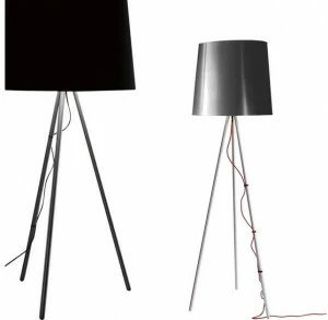 Martinelli Luce Торшер из металла с тканевым абажуром Eva 2270