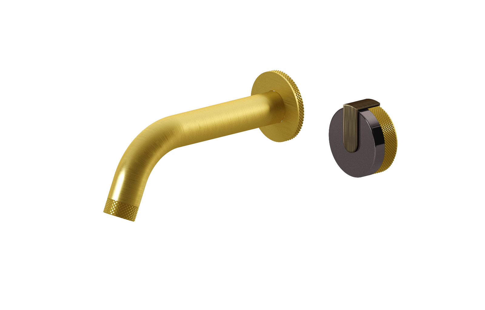 E-11535-R1OX-L1VBB-BB Настенный прогрессивный смеситель скрытого монтажа для раковины GRAFF MOD+