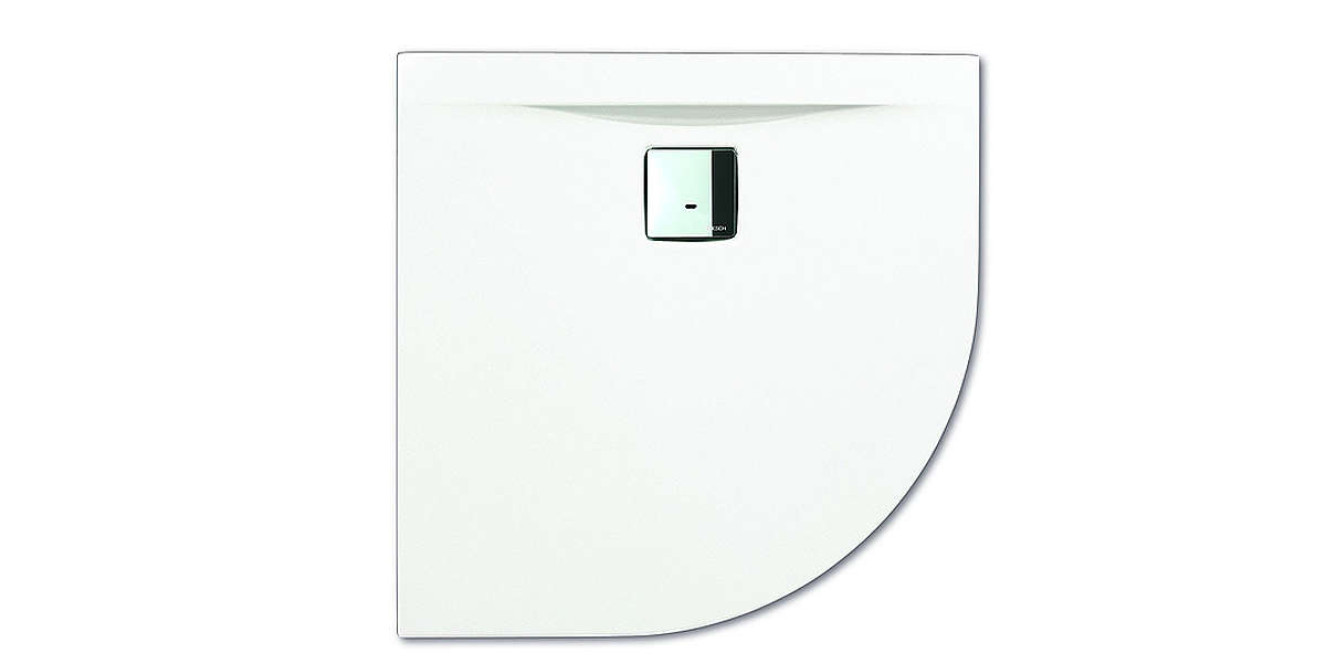 Душевой поддон четверть круга THASOS 100х100 см HOESCH 6521 - Вид №1