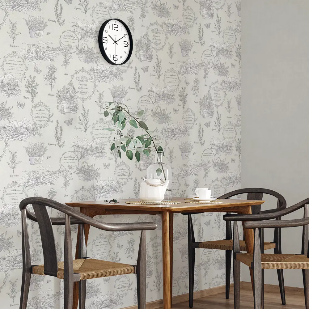 Флизелиновые обои Palitra Home Aromatique - изумрудная элегантность для вашего интерьера 89392993 STLM-1432999 - Вид №4