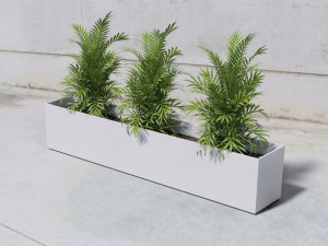 Плантатор из армированного волокном бетона