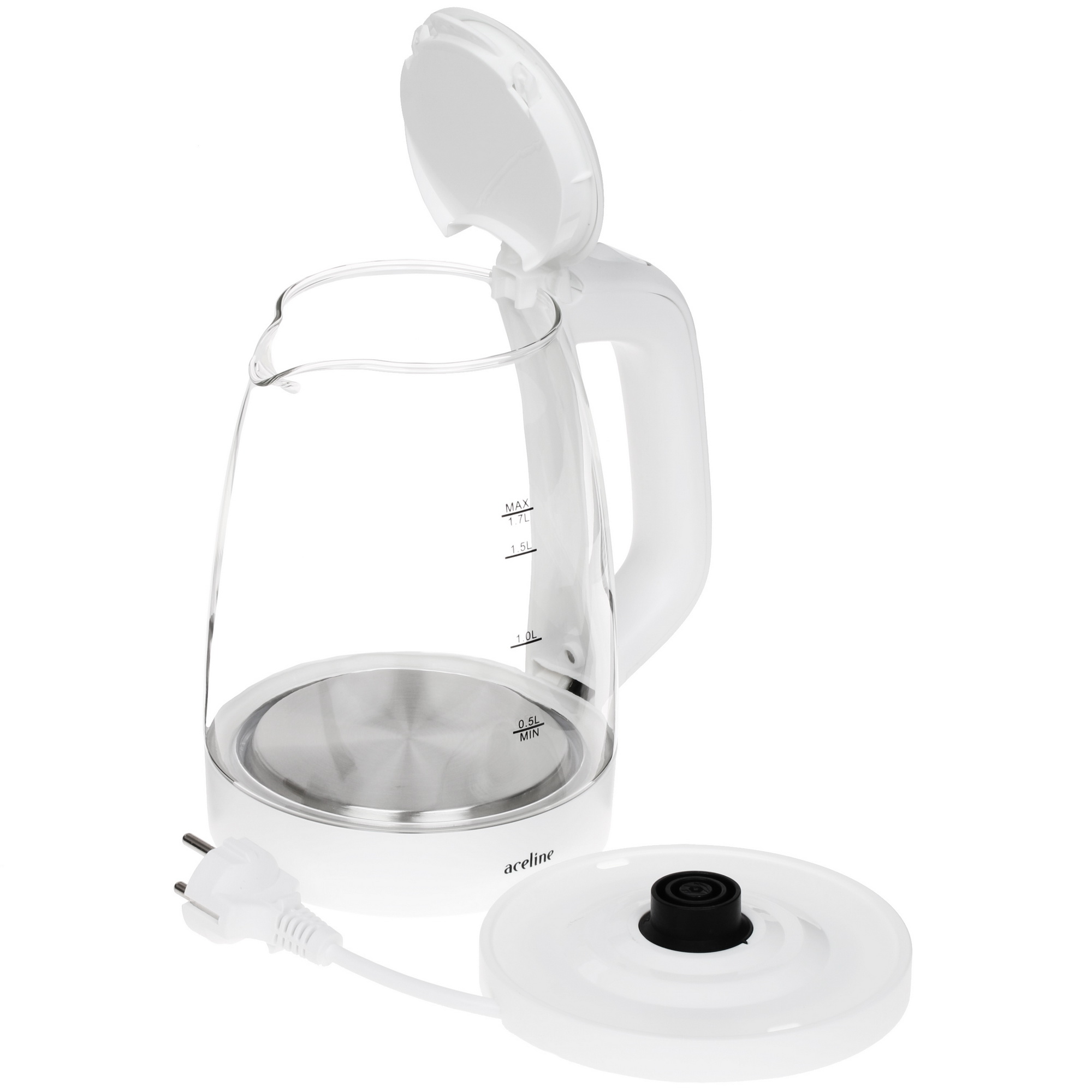1379332 Электрочайник Aceline G-3000 белый STDN-0116110 - Вид №3