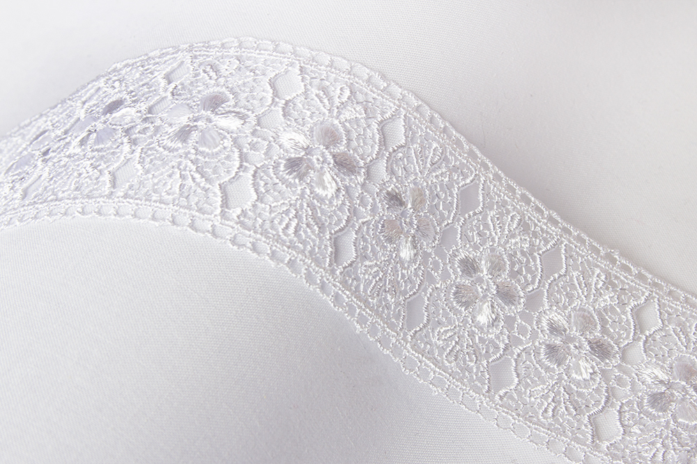 3140 Гипюр 55 мм в пакете Турция белый Gamma 