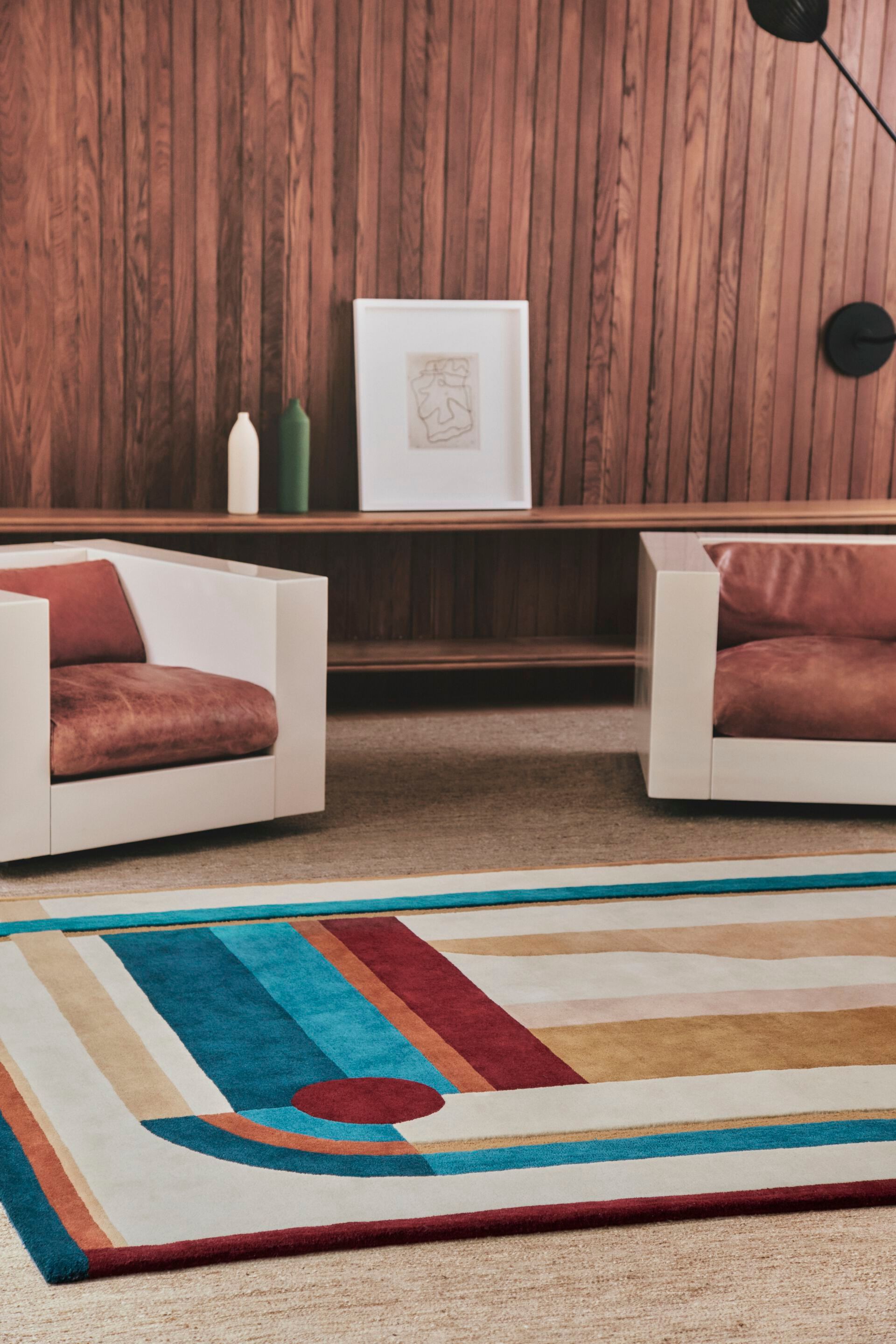 Шерстяной ковер с рисунком Toulemonde Bochart HACIENDA ARCH-00021550 - Вид №1