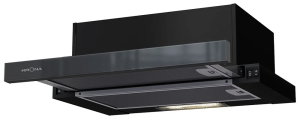 9214325 Вытяжка телескопическая KRONA KAMILLA 600 AIR 2B черный/черный