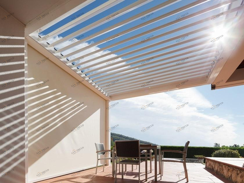 PRATIC F.lli ORIOLI Пристроенная пергола с регулируемыми жалюзи Opera sun-id-1507619