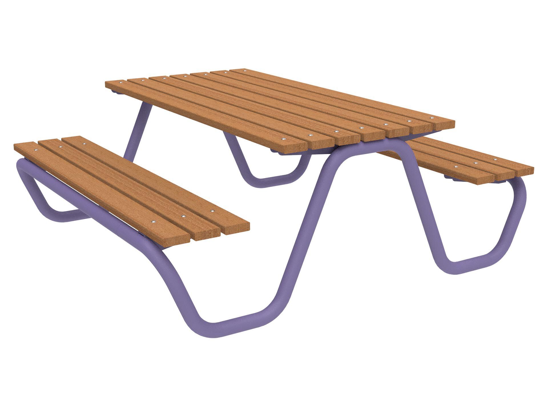 Стол для пикника со встроенными скамейками Lazzari GRAZ ARCH-00017279 - Вид №4