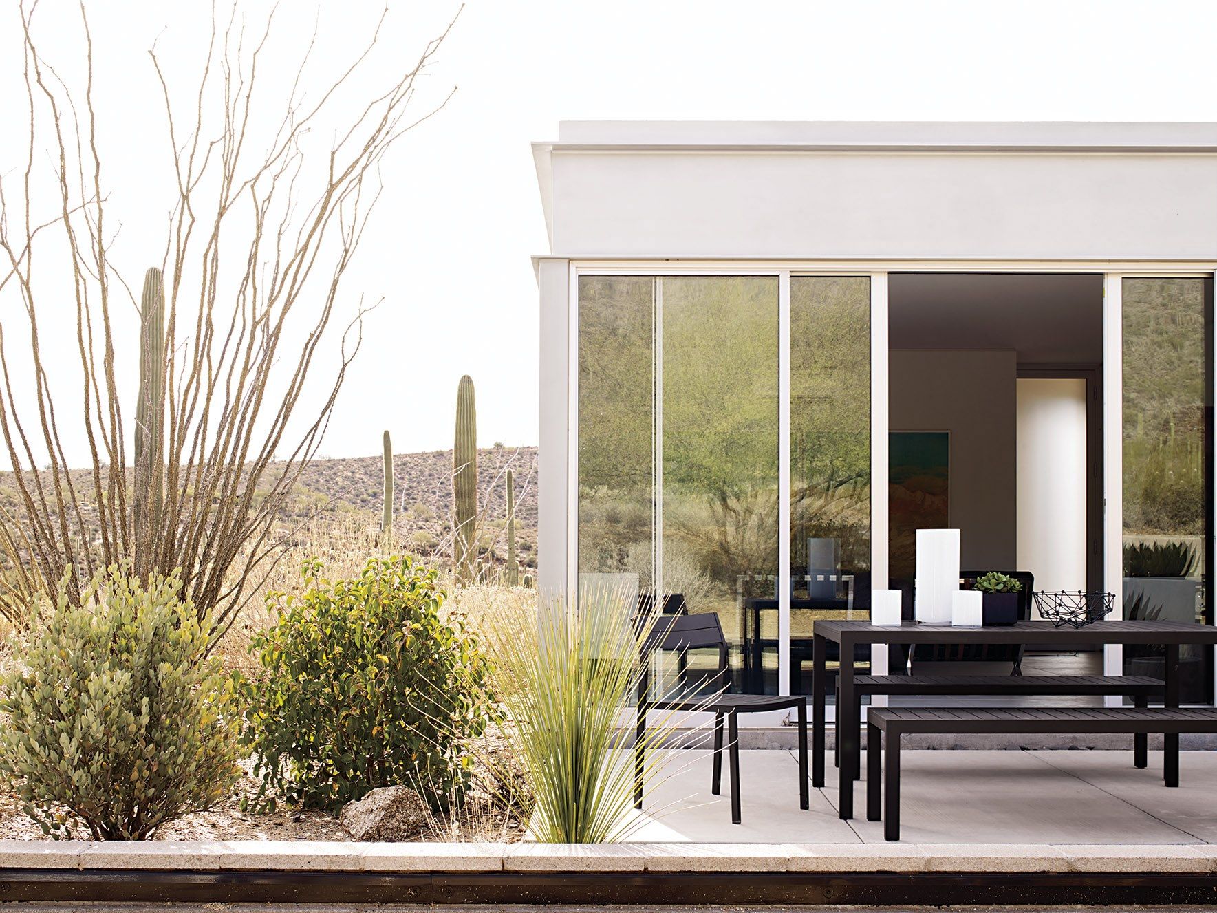 Алюминиевая садовая скамейка с порошковым покрытием Case Eos ARCH-00134240 - Вид №11