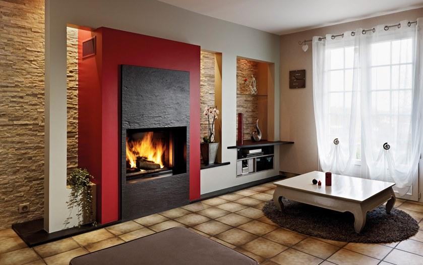 RÜEGG Дровяной стальной камин с панорамным остеклением Smart line sun-id-1495327 - Вид №3