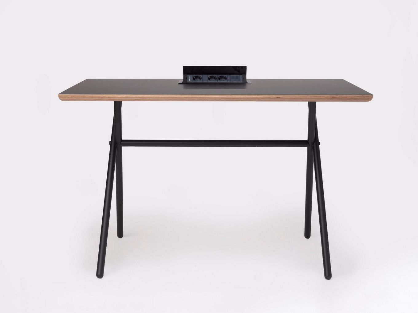 Прямоугольный стол из стали и дерева ONDARRETA Bai ARCH-00096225 - Вид №1