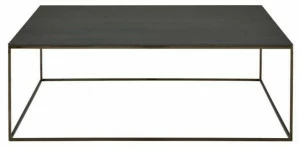 Ligne Roset Низкий квадратный журнальный столик из керамогранита Space 0050fd1n/3n/9n