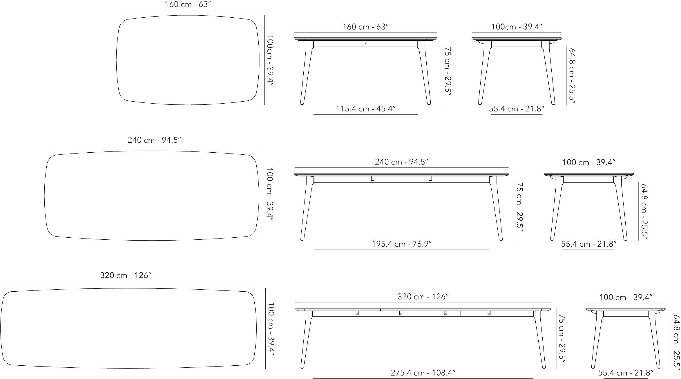 Прямоугольный керамический обеденный стол Jardinico дерево ARCH-00062109 - Вид №16