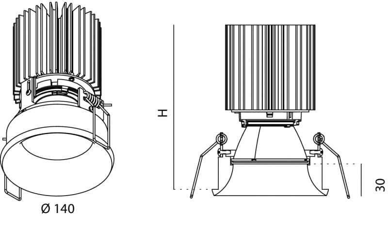 Утопленный прожектор Lucifero's Nyx ARCH-00067014 - Вид №7