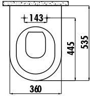 FE350-11CB00E-0000 FREE Унитаз напольный Creavit Free - Вид №1