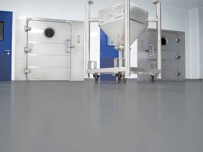 Полиуретановая отделка пола-проводящий цемент Tremco CPG Europe Flowcrete ARCH-00106797