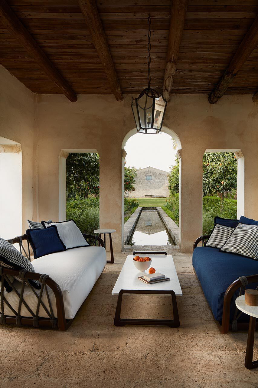 Круглый мраморный журнальный столик bardiglio Exteta Sunset ARCH-00059359 - Вид №3