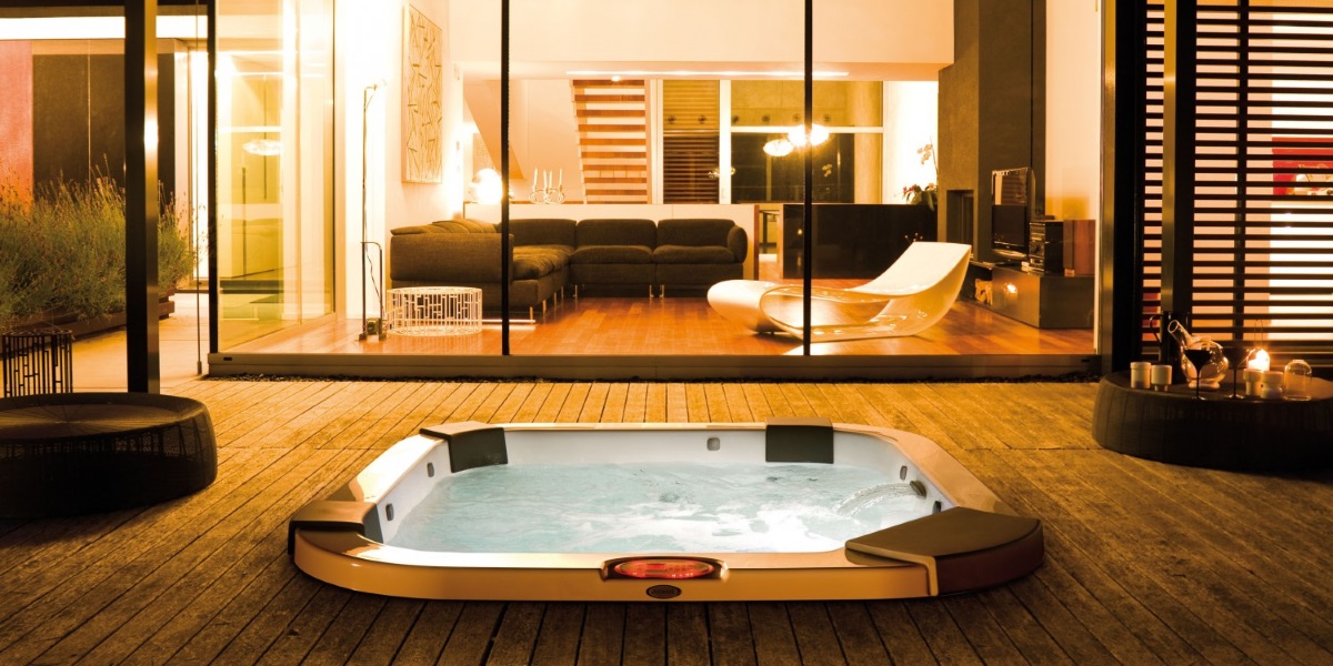 Мини-бассейн встроенный Santorini 9444-827 Jacuzzi 9444827 - Вид №1