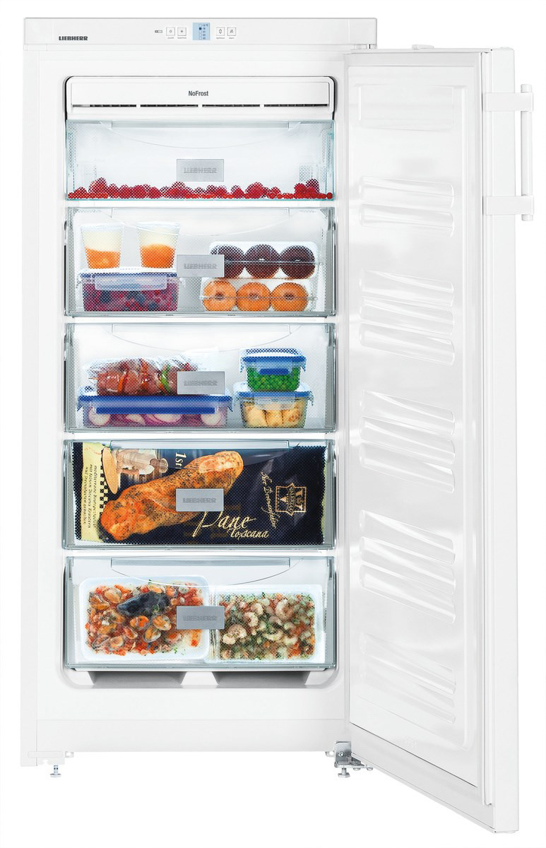 GN 1923-22 001 Морозильная камера / 125x60x63, 151 л, no frost, белый Liebherr  - Вид №2