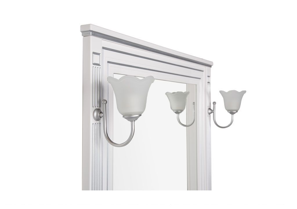 Зеркало Aquanet Паола 90 белый/серебро 00181769 - Вид №2