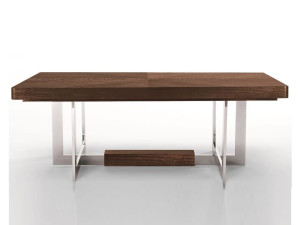 Деревянный прямоугольный фиксированный стол