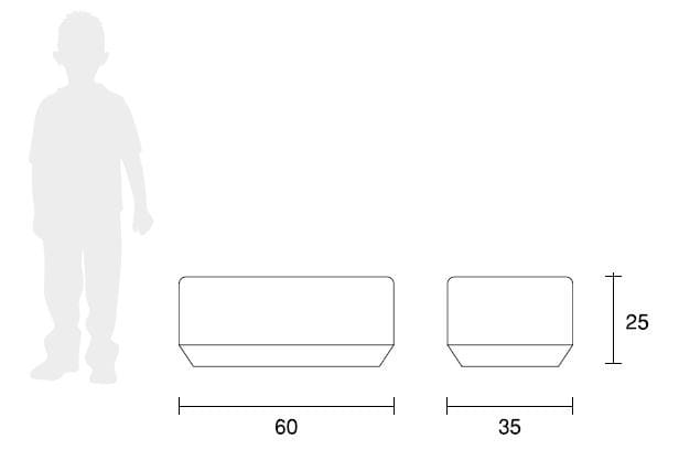 Наружное сиденье из армированного волокном бетона SIT Kid ARCH-00006787 - Вид №3